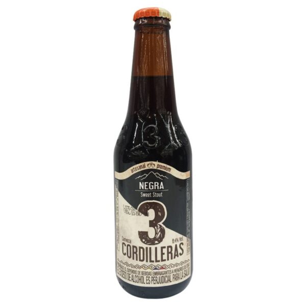 3 CORDILLERAS NEGRA EN BOTELLA X 330 ML