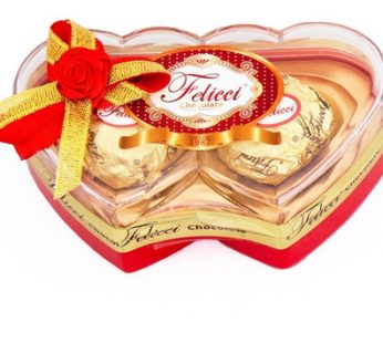CHOCOLATE CORAZON DOBLE FELICCI X 2