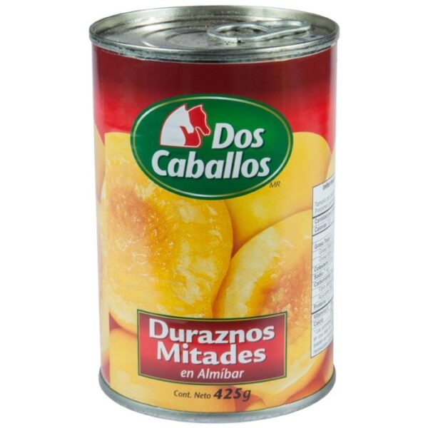 DURAZNOS EN MITADES DOS CABALLOS x 425 G