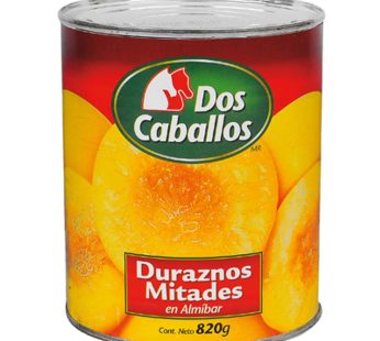 DURAZNOS EN MITADES DOS CABALLOS X 820 g