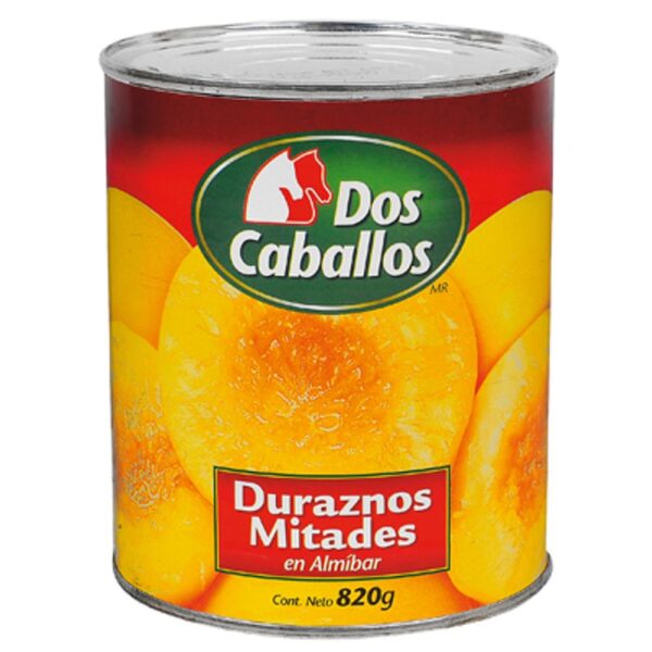 DURAZNOS EN MITADES DOS CABALLOS X 820 g