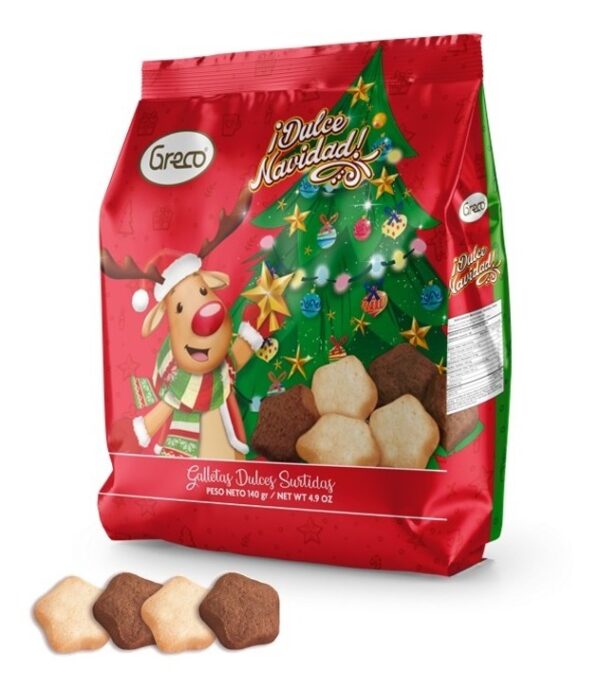 GALLETAS DULCE NAVIDAD GRECO CAJA X 140 g