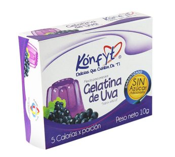 GELATINA DE UVA SIN AZUCAR ADICIONADA KONFYT X 10 g