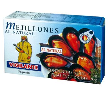 MEJILLONES AL NATURAL VIGILANTE X 115 g