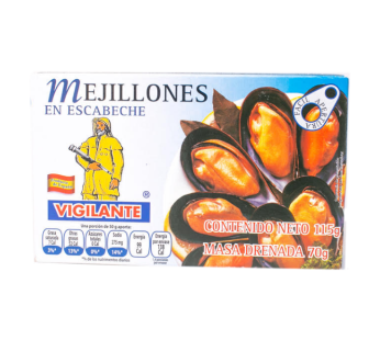 MEJILLONES ESCABECHE VIGILANTE X 115 g