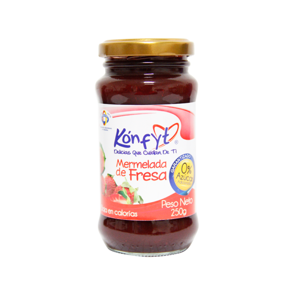 MERMELADA DE FRESA SIN AZUCAR ADICIONADA KONFYT X 250 g