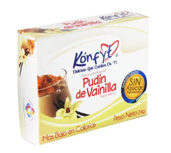 PUDÍN DE VAINILLA SIN AZUCAR ADICIONADA KONFYT X 24 g