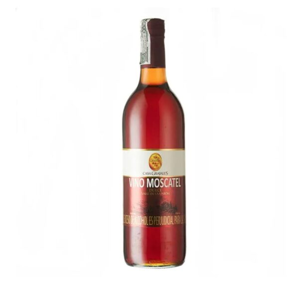 VINO TINTO MOSCATEL DULCE GRAJALES X 750 ml