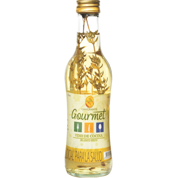 VINO BLANCO GOURMET SECO GRAJALES x 275 ml