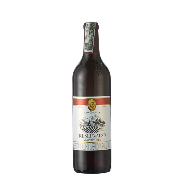 VINO TINTO SECO RESERVADO GRAJALES X 750 ml