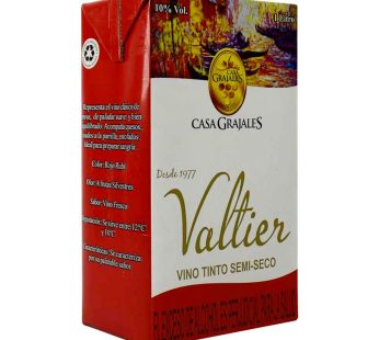 VINO TINTO VALTIER SEMISECO GRAJALES X 1000 ml
