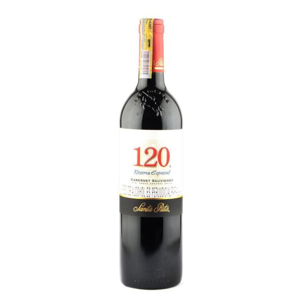 VINO TINTO SANTA RITA 120 CABERNET SAUVIGNON X 750 ml