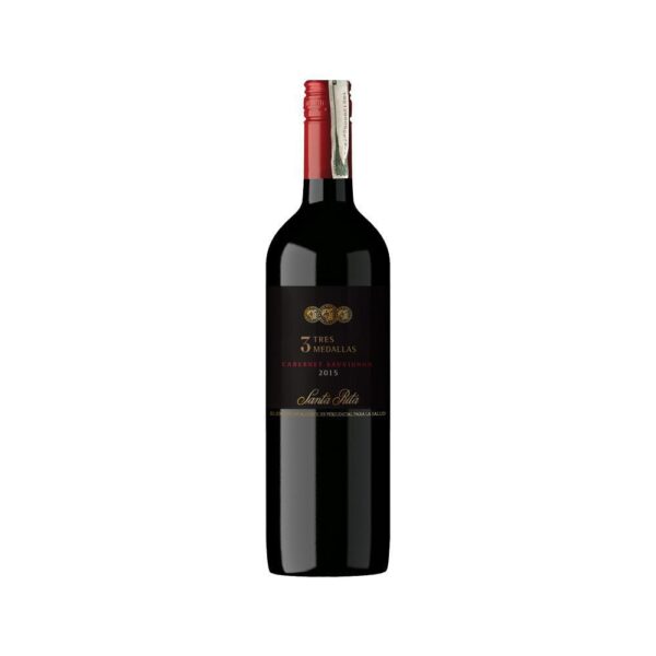 VINO TINTO SANTA RITA TRES MEDALLAS CABERNET SUAVIGNON X 750 ml