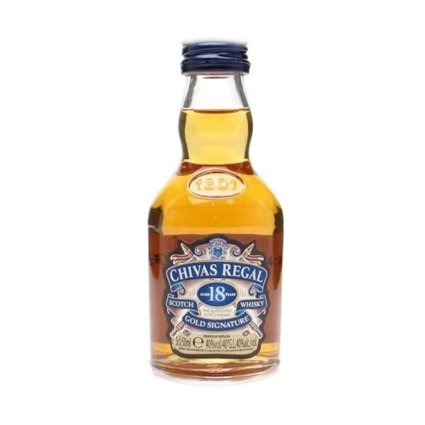 WHISKY CHIVAS REGAL 18 AÑOS X 50ML