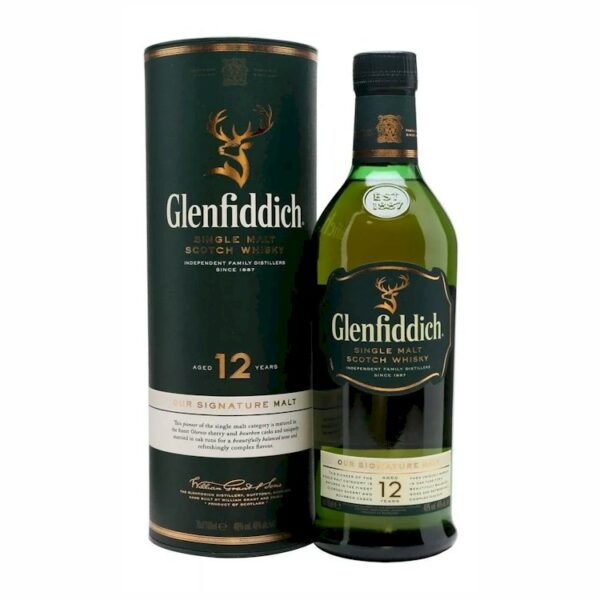 WHISKY GLENFIDDICH 12 AÑOS X 750 ML
