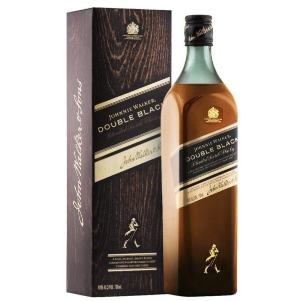 WHISKY JOHNNIE WALKER DOBLE BLACK X 700 ML