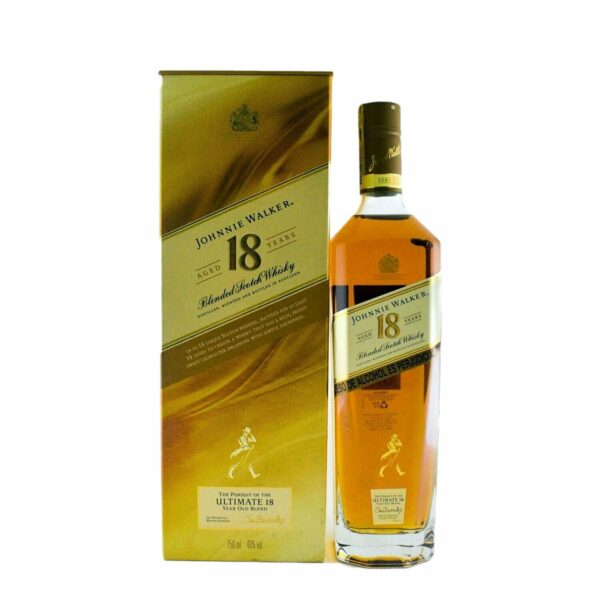 WHISKY JOHNNIE WALKER SELLO DORADO 18 AÑOS X 750 ML