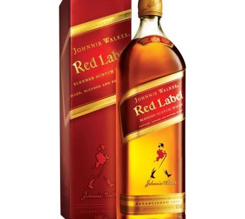 WHISKY JOHNNIE WALKER SELLO ROJO X 1000 ML