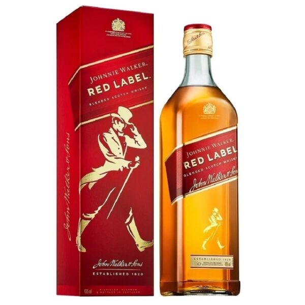 WHISKY JOHNNIE WALKER SELLO ROJO X 700 ML